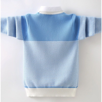 Πουλόβερ για αγόρια 2024 Φθινόπωρο Νέο Παιδικό Πλεκτό Πουλόβερ Φθινόπωρο και Χειμώνας Παιδικό Πουλόβερ για αγόρια Μόδα