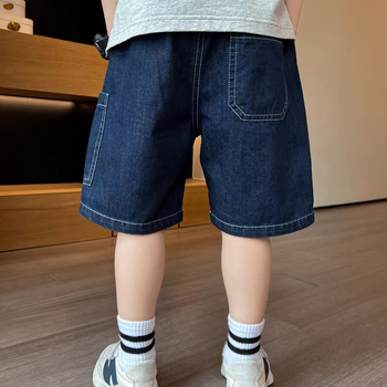 Lasteriided Poiste Püksid Püksid Suvised Vabaaja Õhukesed Laste Teksad 2024 Uued Poiste Kõik-Sobivad Püksid