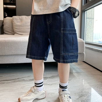 Lasteriided Poiste Püksid Püksid Suvised Vabaaja Õhukesed Laste Teksad 2024 Uued Poiste Kõik-Sobivad Püksid