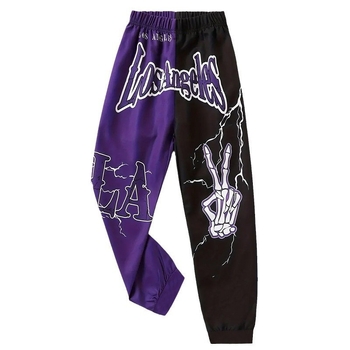 Tarpvalstybinis 3D skaitmeninis spausdinimas vyriškoms sportinėms laisvalaikio kelnėms, vyriškos mados rudens komplektas, sportinės kelnės pėdoms