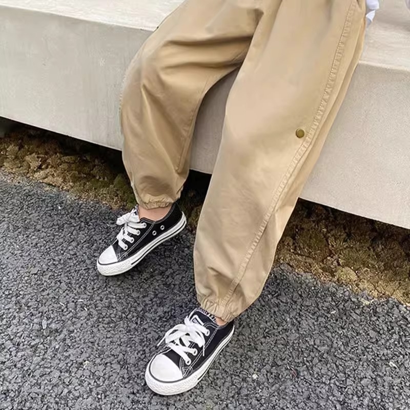 Hong Kong stil hip-hop kombinezoni za dječake i djevojčice, dječje ležerne hlače za proljeće i jesen, široke sportske hlače u korejskom stilu za veliku djecu