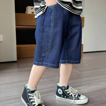 Lasteriided Poiste Püksid Püksid Suvised Õhukesed Laste Teksad Poiste Vabaajapüksid 2024 Uus Mood