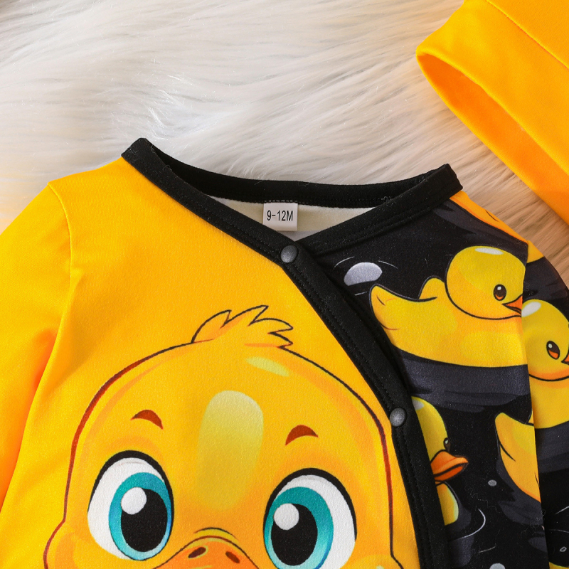 Piiriülene eksklusiivne kevad- ja sügisene armas beebitüdrukute jumpsuit, mustriline beebitüdrukute jumpsuit