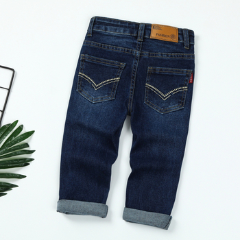 Άνοιξη και Φθινόπωρο για Νέο Μωρό 6M-36M Απλό Παντελόνι Τζιν All-Match για Παιδιά με Κέντημα και Ελαστικό Τζιν