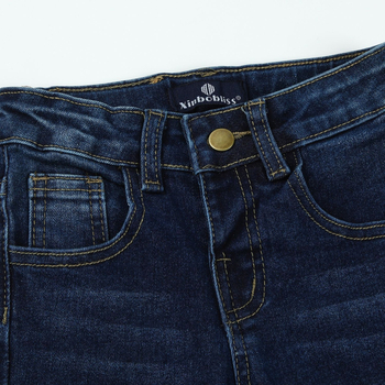 Άνοιξη και Φθινόπωρο για Νέο Μωρό 6M-36M Απλό Παντελόνι Τζιν All-Match για Παιδιά με Κέντημα και Ελαστικό Τζιν