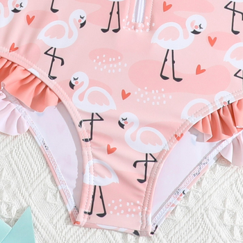 Laste ujumisriided tüdrukutele suured, väikesed ja keskmise suurusega laste ujumisriided väikesed värske pitsiga multifilmidega kuumaveeallikatega tüdrukute beebiujumisriided