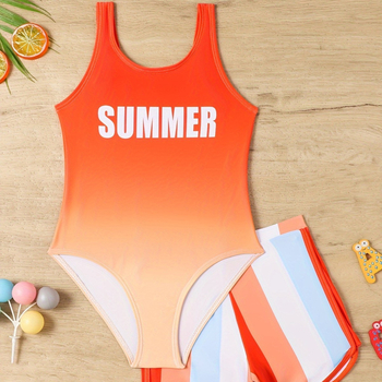 Dječji kupaći kostim za djevojčice iz 2024. godine, jednodijelni kupaći kostim