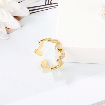 Διασυνοριακή Ζεστή Προσφορά Εξαιρετική Αγάπη Απλό Στυλ Δαχτυλίδι Ins Εξειδικευμένο Σχεδιασμό Προηγμένο Ιαπωνικό Στυλ Ελαφρύ Πολυτελές Δαχτυλίδι Άνοιξης Δείκτη