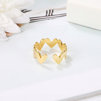 Διασυνοριακή Ζεστή Προσφορά Εξαιρετική Αγάπη Απλό Στυλ Δαχτυλίδι Ins Εξειδικευμένο Σχεδιασμό Προηγμένο Ιαπωνικό Στυλ Ελαφρύ Πολυτελές Δαχτυλίδι Άνοιξης Δείκτη