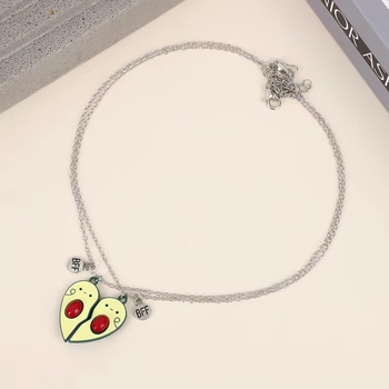 Nova ogrlica i narukvica s magnetom od avokada i privjeskom za dobrog prijatelja iz druge zemlje