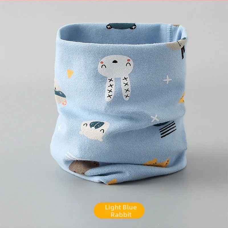 2024 Нов детски шал от памук без кости, есенен и зимен топъл бебешки ветроустойчив комплект за врата