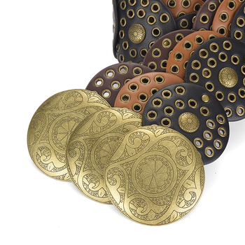 „Shein Temu“ retro stiliaus moteriškas diržas su kryžminiu iškirpimu, sujungiamas su „Air Eye“ logotipu, personalizuotas senovinio stiliaus diržas