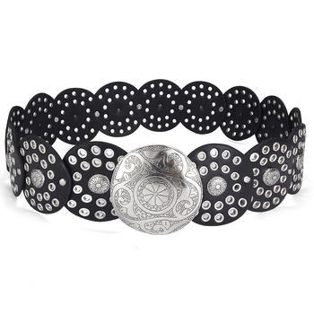 „Shein Temu“ retro stiliaus moteriškas diržas su kryžminiu iškirpimu, sujungiamas su „Air Eye“ logotipu, personalizuotas senovinio stiliaus diržas