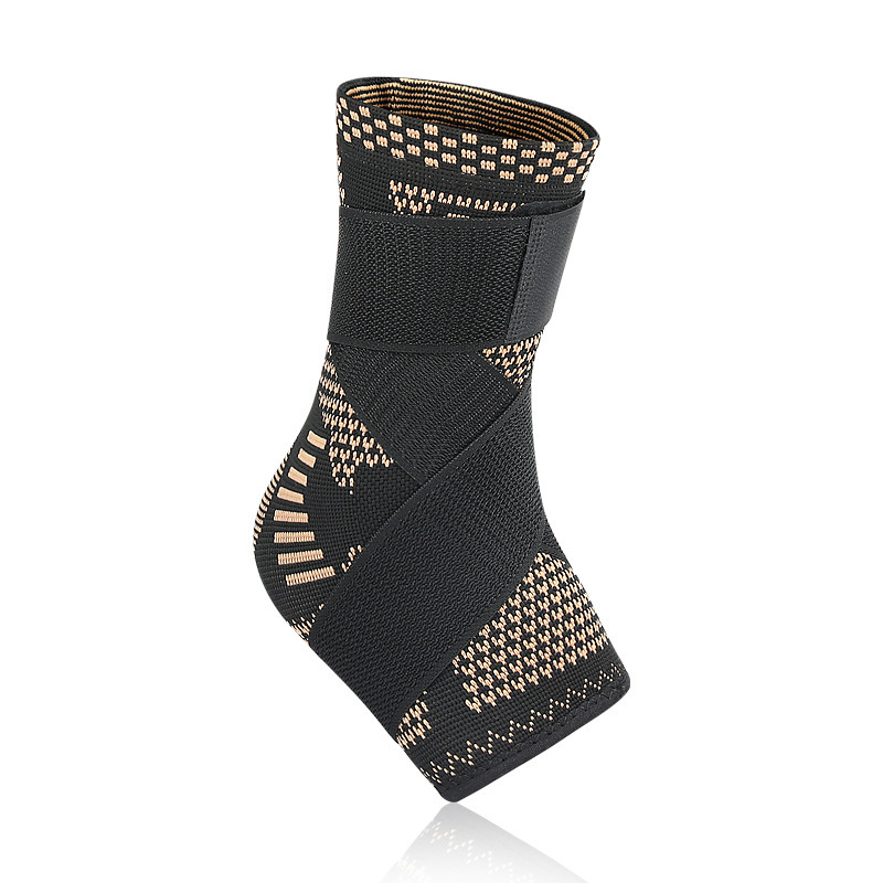 Ochrana členku s popruhovým úchopom, pletená elastická ochrana členku z nylonu, basketbal, beh, horolezectvo, fixná ochrana členku s úchopom