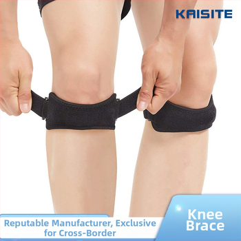 Cezhraničný športový opasok na patelu pre mužov a ženy, športový beh, priedušný chránič kolien z EVA vankúša, tlmiaci nárazy, kompresný chránič pately