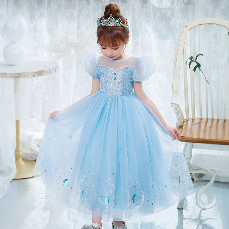 Printsessi Aisha kleit, suvine helendav kleit, laste sünnipäevakleit, Aisha kleit, tüdrukute Aisha kleit