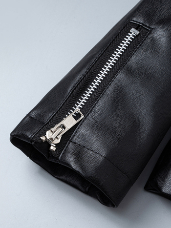 Dječja odjeća, motociklistički kožni kaput, dječji kaput 2023. Proljeće i jesen, novi korejski dječji kožni jakni u zapadnjačkom stilu