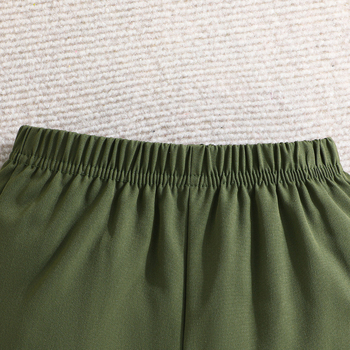 Cross-Border Supply—Καλοκαιρινό σετ δύο τεμαχίων για αγόρια με χαριτωμένο animal print + μονόχρωμο σορτς Dropshipping