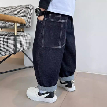 Παντελόνια για Αγόρια Άνοιξη και Φθινόπωρο 2025 Νέα Παιδικά Ρούχα Παιδικά Τζιν Casual Φθινοπωρινά Παντελόνια Αγοριών Όμορφα Παιδικά Παντελόνια