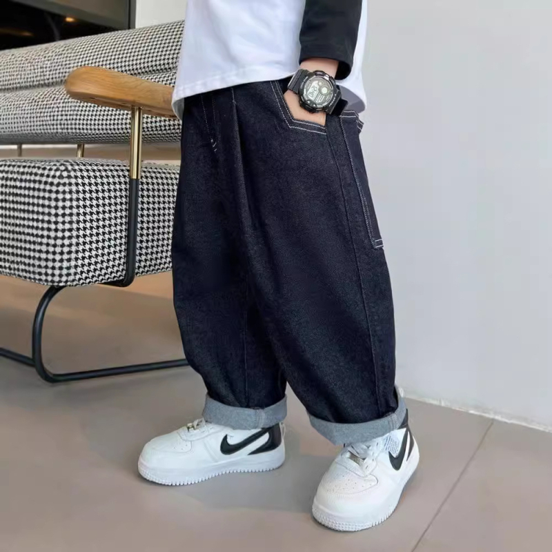 Dječje hlače Proljeće i jesen 2025 Nova dječja odjeća Dječje traperice Ležerne jesenske hlače Dječje zgodne dječje hlače