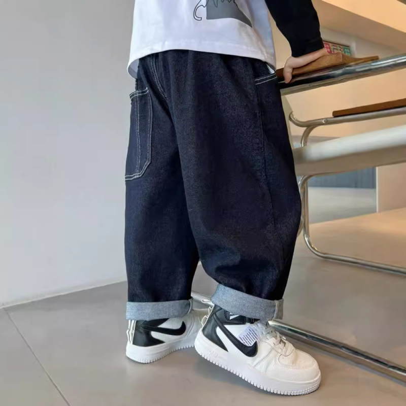 Dječje hlače Proljeće i jesen 2025 Nova dječja odjeća Dječje traperice Ležerne jesenske hlače Dječje zgodne dječje hlače