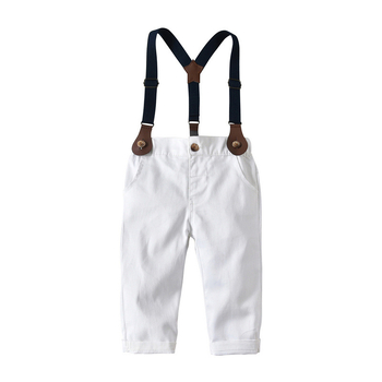 Παιδικά ρούχα φθινοπωρινό νέο κοστούμι Ευρωπαίων και Αμερικανών αγοριών με φιόγκο, παιδικό παντελόνι με μακριά μανίκια, κοστούμι δύο τεμαχίων, διασυνοριακό, μια γενιά μαλλιών