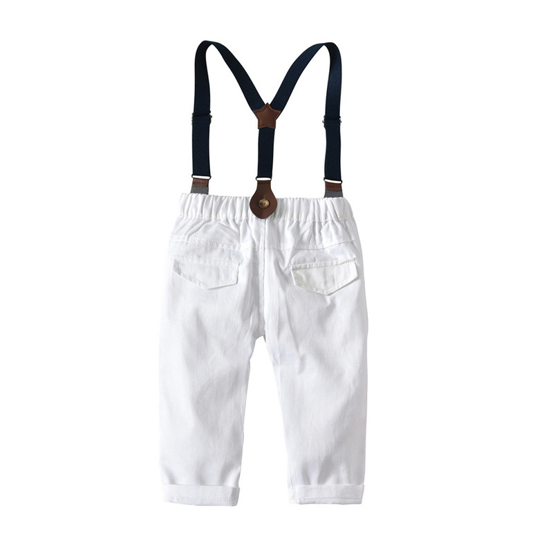 Detské oblečenie, jesenný nový oblek, európsky a americký chlapčenský kostým s dlhým rukávom a mašľou, detské nohavice, dvojdielny kostým, cezhraničný, generácia vlasov