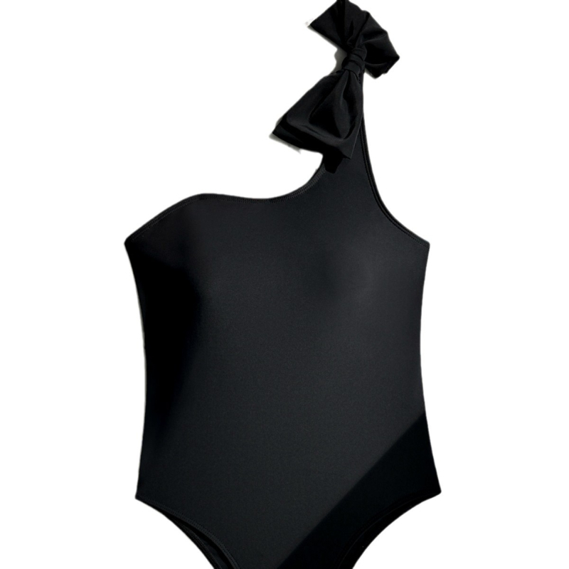 Vienos dalies maudymosi kostiumėlis su tarpvalstybiniais sprogimais, vientisa spalva, su pečių kaspinu, skirtas paplūdimio atostogoms, skirtas žaisti vandenyje