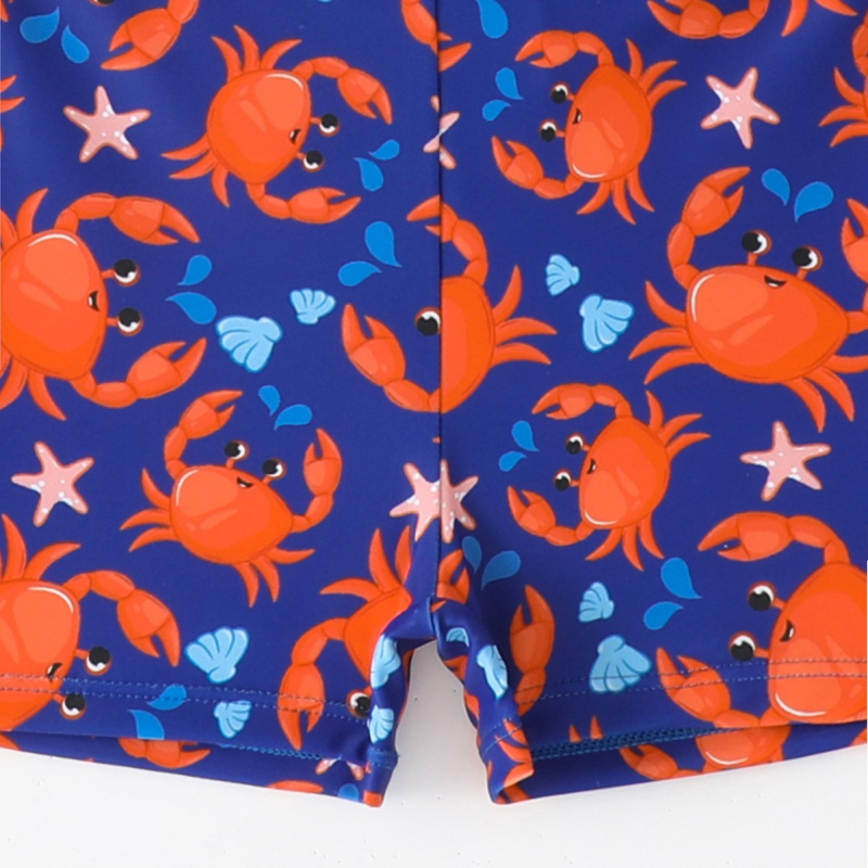 2025 Nové detské plavky s dlhým rukávom, opaľovací krém, rozparok, chlapčenské malé a stredné detské plavky, kreslené študentské plavky