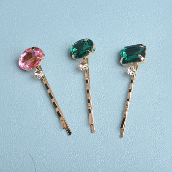 Tarpvalstybinis, karštai parduodamas retro stiliaus spalvotas deimantinis segtukas, saldus, paprastas, rankinis deimantinis plaukų segtukas, 6 vnt., kostiumo rinkinys