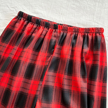 Γυναικεία μεταξωτή πιτζάμα, casual, λεπτή, φαρδιά παντελόνια, ρούχα, άνοιξη και φθινόπωρο, μόδα, άνετα παντελόνια πιτζάμας