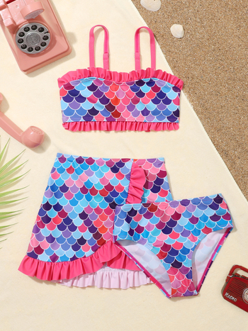 Novi dječji kupaći kostimi za djevojčice u korejskom stilu, modni princeza za bebe, bikini s razdjelnim dnom, za veliku djecu