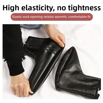 Täiskasvanute soojad sokid meestele ja naistele, talveks paksendatud kootud libisemiskindlad kõrge toruga sokid, veekindlad sisesokid