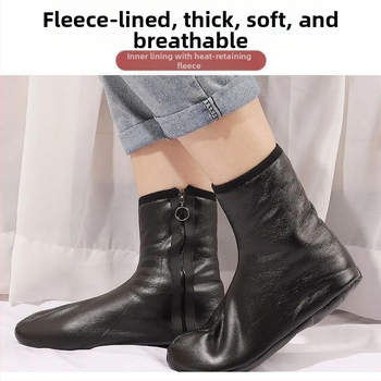 Täiskasvanute soojad sokid meestele ja naistele, talveks paksendatud kootud libisemiskindlad kõrge toruga sokid, veekindlad sisesokid