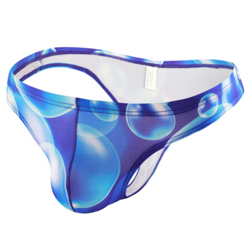 Vyriški madingi burbuliniai apatiniai, vyriškos bikinio kelnaitės, margintos žemo juosmens seksualios vyriškos kelnaitės, tiesioginis pristatymas