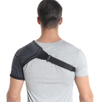 Sandėlyje yra dirželio slėgio pečių sportinių pečių apsauga vyrams ir moterims, reguliuojamas pečių dirželis suaugusiems, didmeninė prekyba