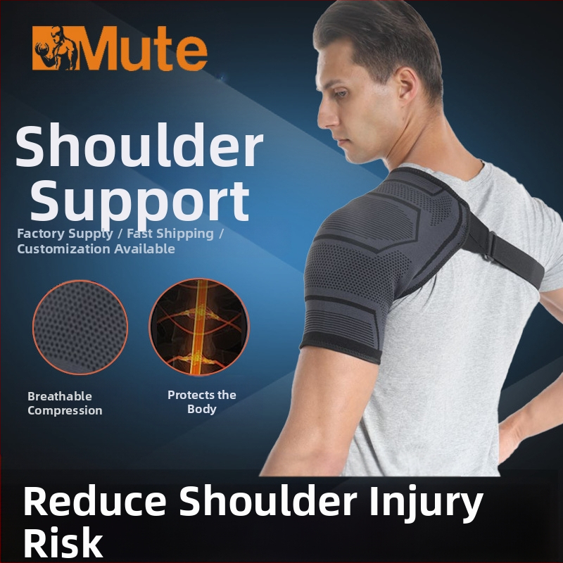 Noliktavā siksnas spiediena plecu sporta plecu spilventiņš vīriešiem un sievietēm plecu aizsardzībai pieaugušo regulējama plecu siksna vairumtirdzniecībā