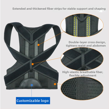 Производител на едро Студентски седнал стойка обратно дишащ фиксиран колан за стойка колан гърбав колан за корекция на стойката за мъже и жени