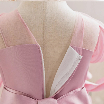 Tüdrukute kerge luksuslik kolmemõõtmeline lilleline kleit uue stiiliga 2-10-aastastele armas vest kohev printsessi sünnipäevakleit