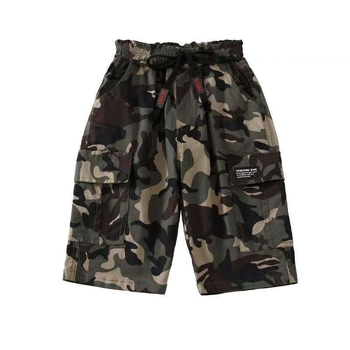 Παιδικό παντελόνι καμουφλάζ για αγόρια, καλοκαιρινό παντελόνι μισού μήκους, casual καλύμματα παντελονιών, καλοκαίρι 2023, νέο στυλ, μοντέρνο, δροσερό για μεσαία και μεγάλα παιδιά
