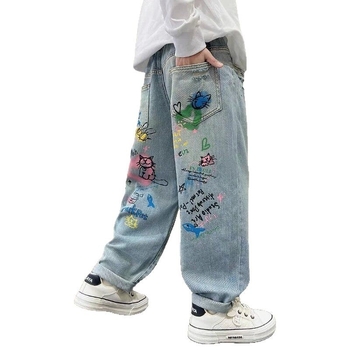 Kevadpoiste teksad 2025. aasta kevad- ja sügisuued plahvatused internetis. Populaarsed luksuslikud ilusad naiste keskmise ja suure suurusega tüdrukute teksad.