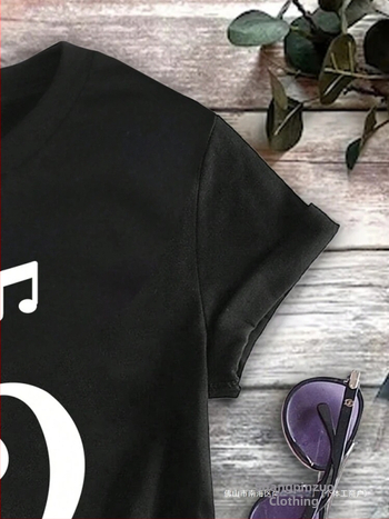 Prekogranična europska kodna neovisna postaja SHEIN Teen Girl Music Festival Casual Short Sl