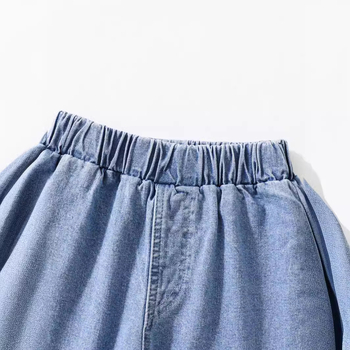 Παιδικά ρούχα Καλοκαιρινά νέα κεντημένα τζιν παντελόνια
