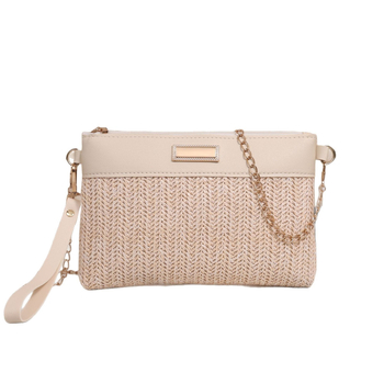 Didmeninė prekyba gamykloje, paprastos atmosferos austa maža kvadratinė rankinė pavasariui ir vasarai, nauja rankinė moterims, nešiojama ant grandinėlės, nešiojama per petį mobiliojo telefono rankinė