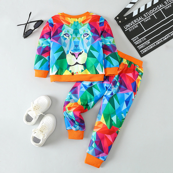 Παιδικό κοστούμι πουλόβερ για αγόρια εξωτερικού εμπορίου, φθινοπωρινό, νέο, μικρό και μεσαίο παιδικό ρούχο, μοντέρνο, μωρουδιακό, αθλητικό, αναψυχής, δύο τεμαχίων κοστούμι μόδας