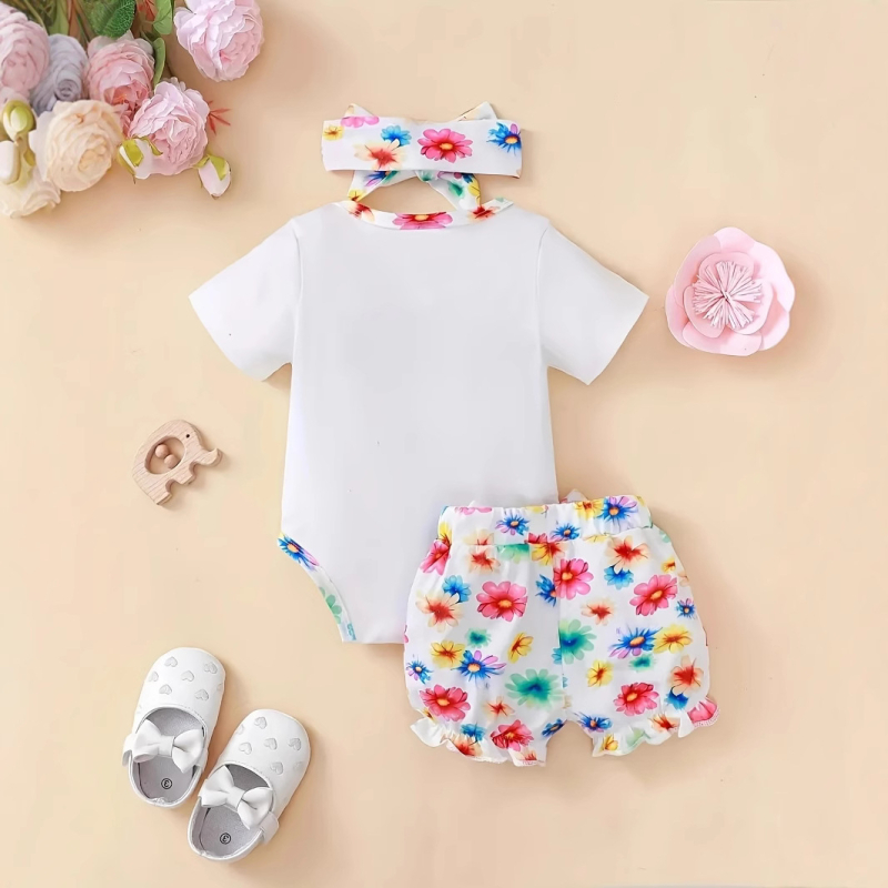 Prekogranične INS novorođenčad djevojčica Ljetne slatke kratke hlače s motivom slona, omotane jelenom, plima