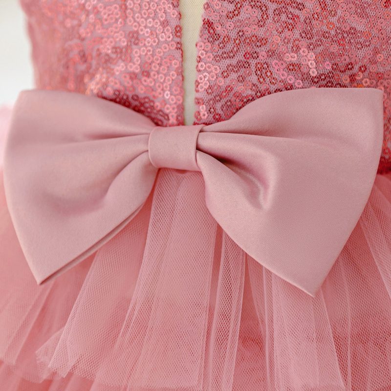 Zahraničný obchod nové detské šaty dievčenské svadobné šaty kvetinové dievča princeznovské šaty flitre detské šaty generácia vlasov