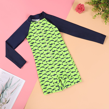 Dječji kupaći kostim, jednodijelni bokser, zaštita od sunca, srednji i veliki dječji kupaći kostim