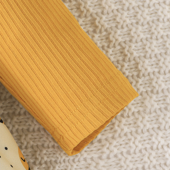 Διασυνοριακό αποκλειστικό - νέο φόρεμα για μωρά κορίτσια για άνοιξη και φθινόπωρο, πορτοκαλί φόρεμα με στάμπα \