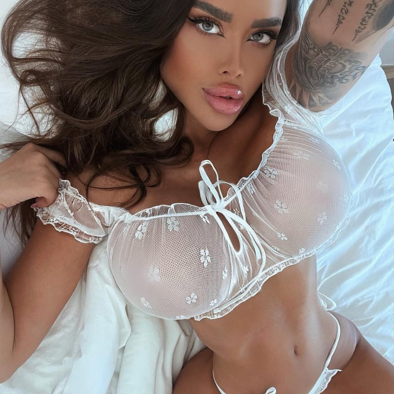 Lenjerie intimă populară Amazon Ins, cu imprimeu floral, sexy, Pure Desire, cu șireturi și fundă, set de 2 piese pentru femei